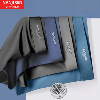 Hộp 4 Quần Sịp Boxer Nam Vải Lụa Băng Thun Lạnh Cao Cấp NANJIREN (...