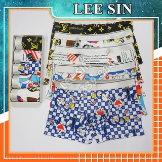 Quần lót nam in hình thun lạnh, quần sịp nam đùi thun lạnh hoạt hì...
