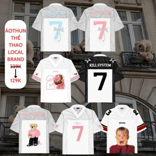 Áo thun thể thao local brand jersey oversize Kill System Silly Lov...