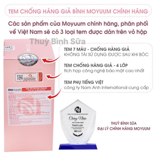 Bình sữa Moyuum 170ml/270ml Hàn quốc (Chọn núm)...