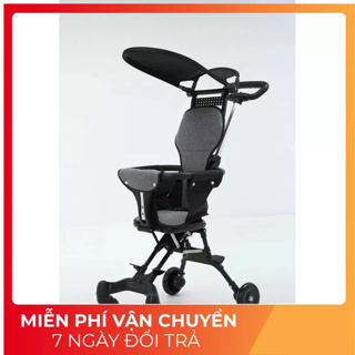 Xe đẩy gấp gọn đảo 2 chiều khoá bánh xe...