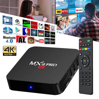 Android TV Box MXQ Pro 4K Bản 16G256GB Tiếng Việt Wifi 5G Smart Ti...