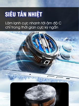 Quạt tản nhiệt điện thoại sò lạnh MEMO CX07 thế hệ mới làm lạnh đó...