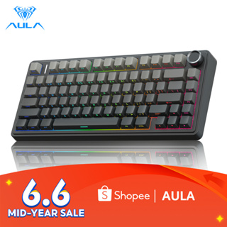 Bàn Phím Cơ aula f75 75 80 Phím rgb bluetooth 2.4g Dùng Để Chơi Ga...