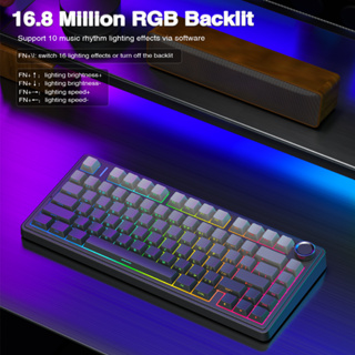 Bàn Phím Cơ aula f75 75 80 Phím rgb bluetooth 2.4g Dùng Để Chơi Ga...