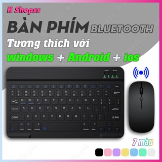Bàn Phím Bluetooth Kết Nối Mạnh Mẽ Bàn Phím Không Dây bàn phím chu...