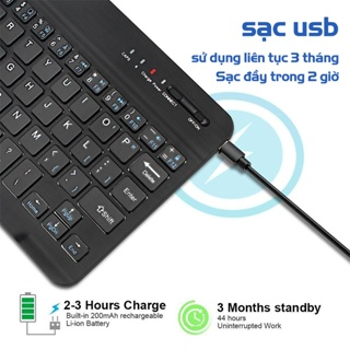 Bàn Phím Bluetooth Kết Nối Mạnh Mẽ Bàn Phím Không Dây bàn phím chu...
