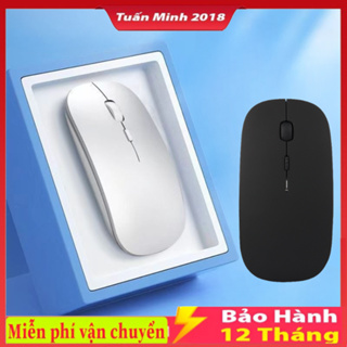 Chuột không dây V82 kiểu dáng đơn giản mỏng nhẹ dành cho máy tính,...
