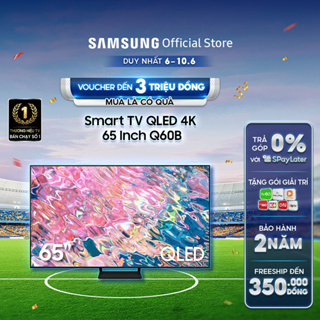 Smart Tivi Samsung 65 Inch 4K QLED QA65Q60BAKXXV 2022 