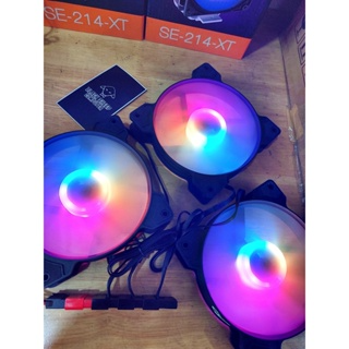 Fan case led RGB cắm trực tiếp nguồn 12cm...