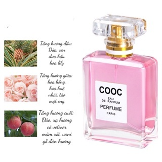 Cooc Nước Hoa Dạng Xịt 50ml Với 4 Tông Màu Ngọt Ngào Dịu Nhẹ Cá Tí...