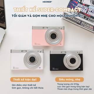[Tặng thẻ nhớ] Máy Chụp hình mini digital v2 50MP Super Zoom, quay...