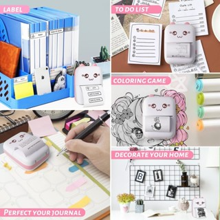 Máy in nhãn nhiệt cầm tay Mini Máy in bỏ túi Bluetooth không dây A...