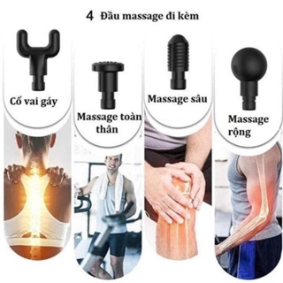Máy massage cầm tay mini - Súng massage cầm tay đấm lưng mát xa tr...
