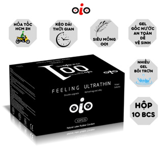Bao cao su siêu mỏng 001 OiO nhiều gel bôi trơn kéo dài thời gian ...