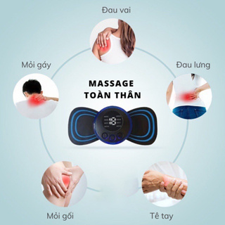 Máy Massage Cổ Vai Gáy Xung điện - máy massage hình cánh bướm - mi...