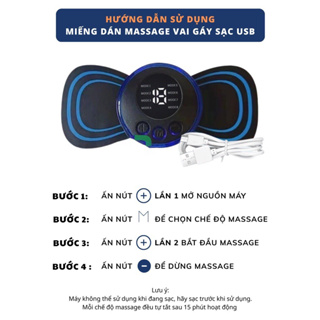 Máy Massage Cổ Vai Gáy Xung điện - máy massage hình cánh bướm - mi...