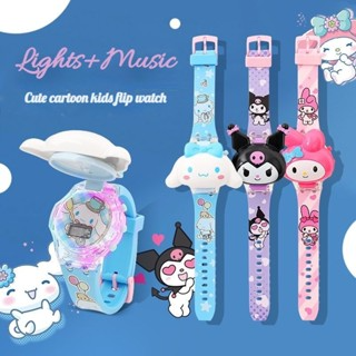 2024 Sanrio Kid s Watch Kuromi Led Watch 3D Hello Kitty Melody Cin...