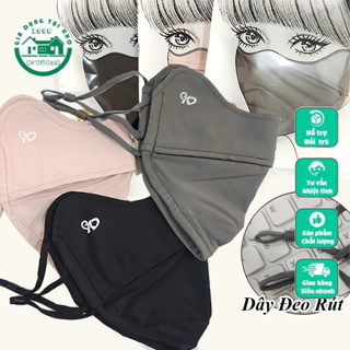 Khẩu Trang 5D Vải Kháng Khuẩn Đẹp Dày 3 Lớp Chống Nắng Chống Tia U...
