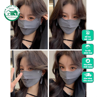 Khẩu Trang 5D Vải Kháng Khuẩn Đẹp Dày 3 Lớp Chống Nắng Chống Tia U...