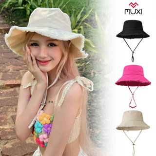 Mũ bucket tua rua trơn vải kaki mềm mịn , nón tai bèo vành rộng cá...