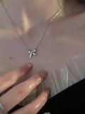Dây chuyền bạc nư CDE Bow Necklace Silver CDE601902 - Bạc cao cấp... Dây chuyền bạc nư CDE Bow Necklace Silver CDE601902 - Bạc cao cấp...