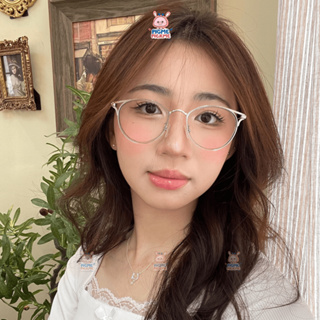 Gọng kính cận nữ mắt tròn chất liệu nhựa lõi kim loại xinh xắn, dễ...