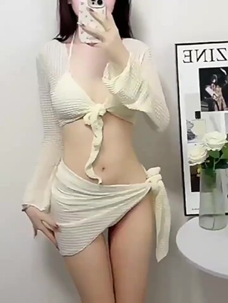 Bikini COD Đồ Bơi Nữ 2024 Bộ Bốn Mảnh Cao Cấp Trắng Gợi Cảm Chia K...
