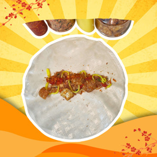 COMBO bánh tráng phơi sương muối tép hành NHỎ (Tặng bơ)...