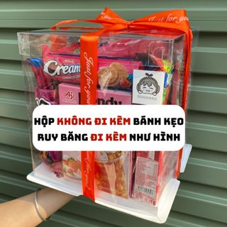 Hộp Mica trong suốt, hộp quà trong suốt đựng bánh kem , trang trí ...