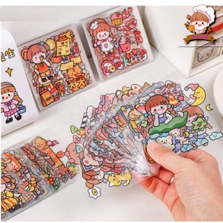 1 miếng dán sticker trong suốt trang trí bàn học laptop, bình nước...