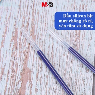 M  G Văn Phòng Phẩm Gel Bút Đổ Lại 0.5 Màu Xanh Kéo Nắp Full Kim B...