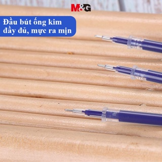 M  G Văn Phòng Phẩm Gel Bút Đổ Lại 0.5 Màu Xanh Kéo Nắp Full Kim B...