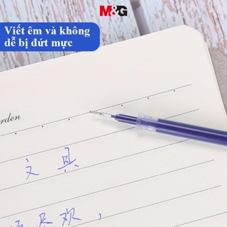 M  G Văn Phòng Phẩm Gel Bút Đổ Lại 0.5 Màu Xanh Kéo Nắp Full Kim B...