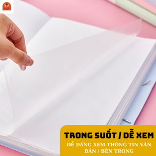 File đựng tài liệu a4 nhiều ngăn - 30 / 60 lá - văn phòng phẩm - f...