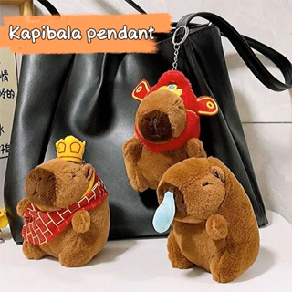 Capybara Móc Khóa Hoạt Hình Nâu Capibala Móc Khóa Mặt Dây Chuyền S...