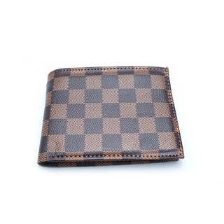 Ví nam da, bóp nam da Pu kẻ caro giá rẻ, 2 ngăn kích thước 10x12cm...