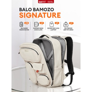 Balo laptop 15,16 inch chống sốc Bamozo Signature Backpack, Cặp đi...