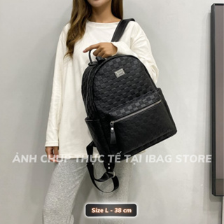 Balo Da Đi Học IBAG Balô Da Thời Trang Nam Nữ Cặp Da Pu Cao Cấp Ba...