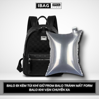 Balo Da Đi Học IBAG Balô Da Thời Trang Nam Nữ Cặp Da Pu Cao Cấp Ba...