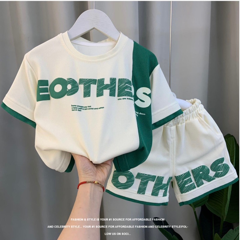 Bộ chữ OTHER viền màu,chất thun lạnh thể thao cho các bé ...