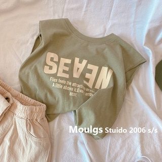 Áo thun ba lỗ sát nách SEVEN chất liệu cotton thoáng mát cho bé tr...