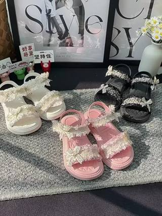 Giày Sandal Bé Gái Mùa Hè 2024 Phong Cách Mới Giày Sandal Trẻ Em V...