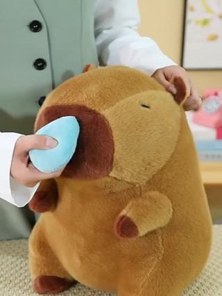 Thú nhồi bông Capybara siêu dễ thương Capybara Búp Bê Nhồi Bông ca...