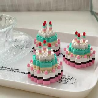 Bộ Đồ Chơi Xếp Hình Bánh Kem Sinh Nhật Mini Diy Sáng Tạo Cho Bé...