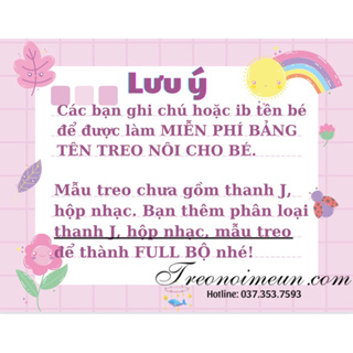 Đồ chơi treo nôi cho bé, kích thích thị giác cho trẻ sơ sinh handm...