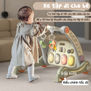Thảm nhạc cho bé sơ sinh kiêm xe tập đi có nhạc đàn piano 3IN1, đồ...