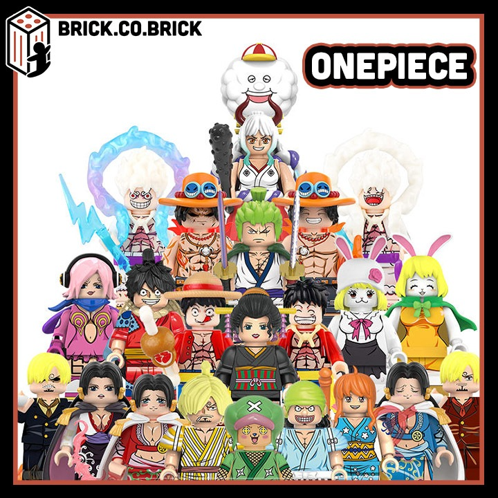 One Piece Đồ chơi Lắp ráp Nhân vật Luffy Zoro Sanji Shank Mô hình ...