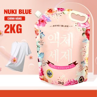 Nước Giặt Hàn Quốc Chính Hãng Thương HiệuNuki Blue 2kg Hương Thơm ...