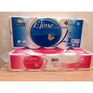 Combo 2 bịch giấy Vệ Sinh Elene Xanh 4 Lớp siêu mịn Không Lõi dây ...